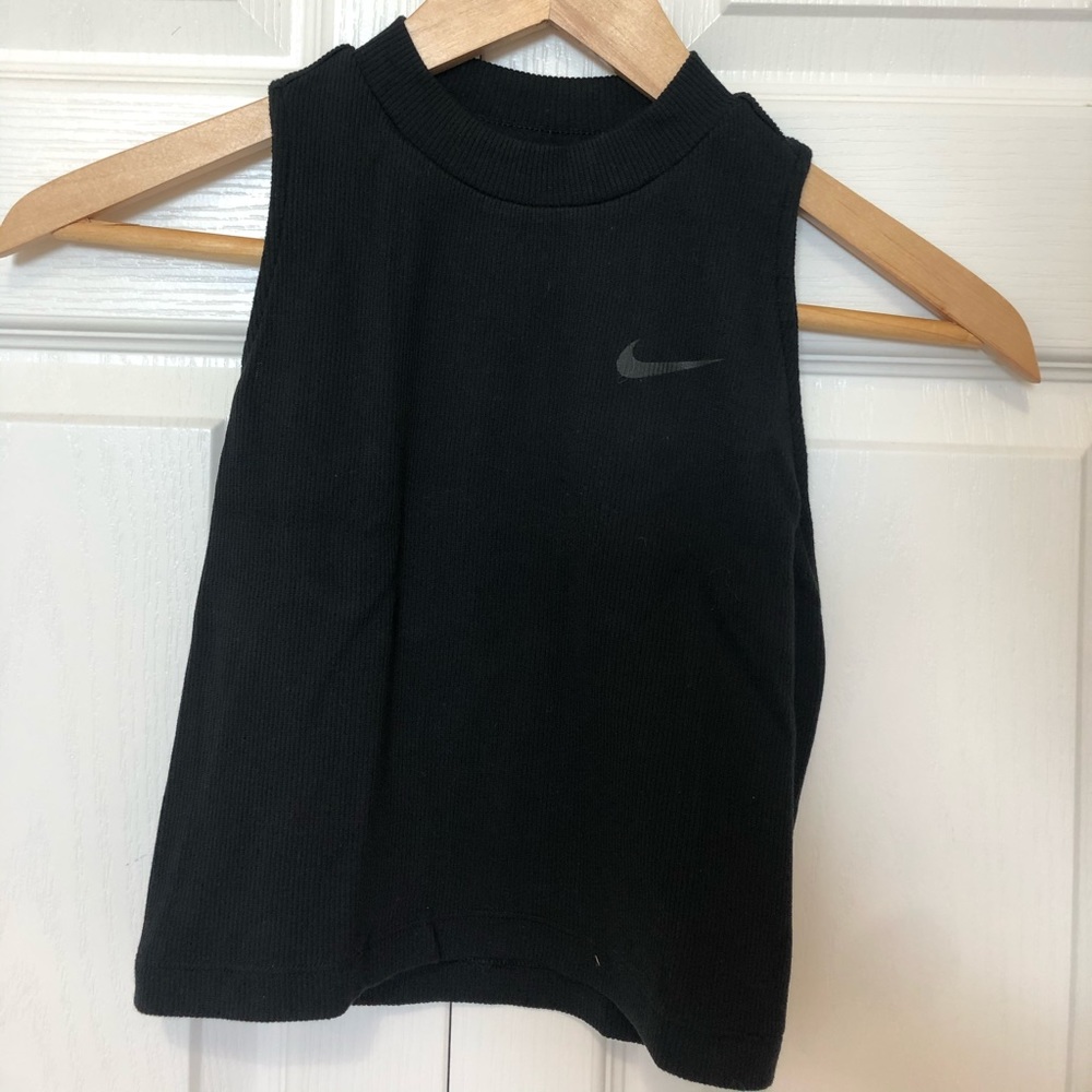 Black Nike Halter Top, Cropped